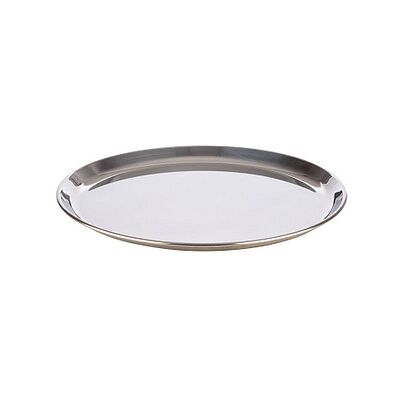APS Serviertablett -KAFFEEHAUS- Ø 27 cm, H: 1,5 cm Edelstahl, hochglanzpoliert APS Serviertablett -KAFFEEHAUS- Ø 27 cm, H: 1,5 cm Edelstahl, hochglanzpoliert