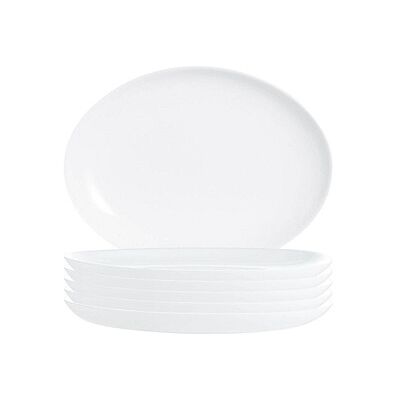 Arcoroc Evolutions White Servierplatte - Serving Plate Arcoroc Evolutions White Servierplatte - Serving Plate