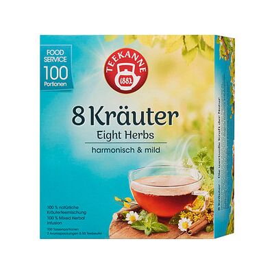 TEEKANNE 8 Kräutertee - 100 Portionen TEEKANNE 8 Kräutertee - 100 Portionen