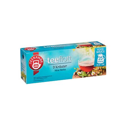 TEEKANNE teeflott Kräutertee Tee 25 Portionen TEEKANNE teeflott Kräutertee Tee 25 Portionen
