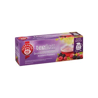 TEEKANNE teeflott Brombeere-Himbeere Tee 25 Portionen TEEKANNE teeflott Brombeere-Himbeere Tee 25 Portionen
