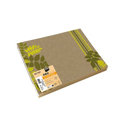 PRONAPPE Natur Präge Recyclingpapier Tischsets 30x40cm PRONAPPE Natur Präge Recyclingpapier Tischsets 30x40cm