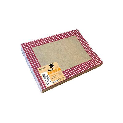 PRONAPPE Leinen Vichy Geschirr - 400 Papier Platzsets - 30x40cm - Recyclingpapier PRONAPPE Leinen Vichy Geschirr - 400 Papier Platzsets - 30x40cm - Recyclingpapier