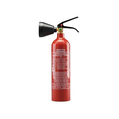 Gloria KS2SBS CO2 Feuerlöscher - 2 kg, Brandklasse B Gloria KS2SBS CO2 Feuerlöscher - 2 kg, Brandklasse B