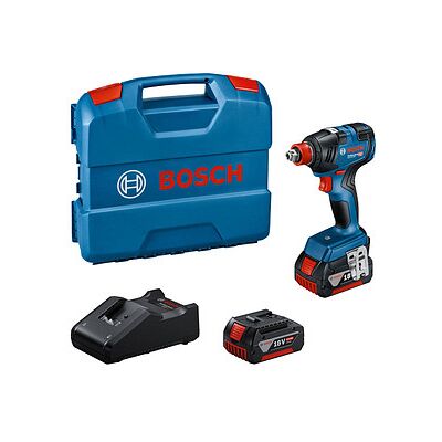 AKTION: BOSCH Professional GDX 18V-200 Akku-Drehschlagschrauber 2x 18,0 V, mit 2 Akkus mit Prämie nach Registrierung AKTION: BOSCH Professional GDX 18V-200 Akku-Drehschlagschrauber 2x 18,0 V, mit 2 Akkus mit Prämie nach Registrierung