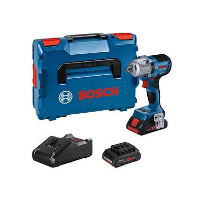 AKTION: BOSCH Professional GDS 18V-450 HC Akku-Drehschlagschrauber-Set 18,0 V, mit 2 Akkus mit Prämie nach Registrierung AKTION: BOSCH Professional GDS 18V-450 HC Akku-Drehschlagschrauber-Set 18,0 V, mit 2 Akkus mit Prämie nach Registrierung