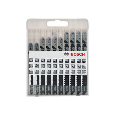 AKTION: BOSCH Basic for Wood Stichsägeblätter-Set 10-teilig, 1 Set mit Prämie nach Registrierung AKTION: BOSCH Basic for Wood Stichsägeblätter-Set 10-teilig, 1 Set mit Prämie nach Registrierung