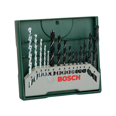BOSCH Bohrer-Set Mini-X-Line, 15-teilig BOSCH Bohrer-Set Mini-X-Line, 15-teilig
