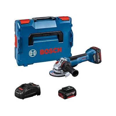 AKTION: BOSCH Professional GWS 18V-10 P Akku-Winkelschleifer-Set 18,0 V, mit 2 Akkus mit Prämie nach Registrierung AKTION: BOSCH Professional GWS 18V-10 P Akku-Winkelschleifer-Set 18,0 V, mit 2 Akkus mit Prämie nach Registrierung