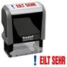 trodat Textstempel "Eilt sehr" printy 4912 office selbstfärbend blau, rot