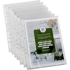 EICHNER Prospekthüllen DIN A4 glasklar glatt 0,12 mm, 100 St. EICHNER Prospekthüllen DIN A4 glasklar glatt 0,12 mm, 100 St.