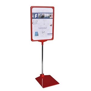 FRANKEN Infoständer PSM A4 01 rot DIN A4 25,0 x 15,0 x 32,0 - 62,0 cm, 1 St. FRANKEN Infoständer PSM A4 01 rot DIN A4 25,0 x 15,0 x 32,0 - 62,0 cm, 1 St.