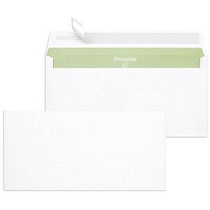 MAILmedia Briefumschläge Envirelope® DIN lang ohne Fenster recycling-weiß haftklebend 1.000 St. MAILmedia Briefumschläge Envirelope® DIN lang ohne Fenster recycling-weiß haftklebend 1.000 St.