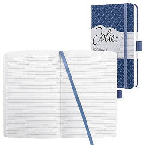 SIGEL Notizbuch Jolie® ca. DIN A6 liniert, indigoblau Hardcover 174 Seiten, 1 St. SIGEL Notizbuch Jolie® ca. DIN A6 liniert, indigoblau Hardcover 174 Seiten, 1 St.