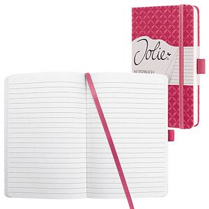 SIGEL Notizbuch Jolie® ca. DIN A6 liniert, fuchsia pink Hardcover 174 Seiten, 1 St. SIGEL Notizbuch Jolie® ca. DIN A6 liniert, fuchsia pink Hardcover 174 Seiten, 1 St.
