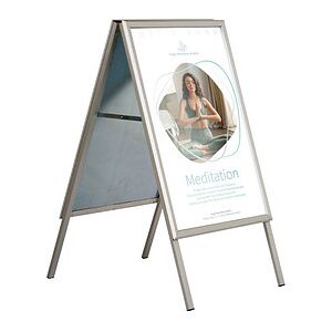 update displays Kundenstopper silber DIN A0 2 Fächer 88,4 x 91,0 x 123,2 cm, 1 St. update displays Kundenstopper silber DIN A0 2 Fächer 88,4 x 91,0 x 123,2 cm, 1 St.
