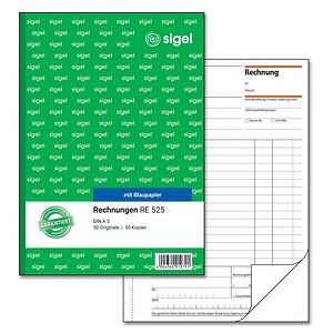 SIGEL Rechnung Formularbuch RE525, 1 St. SIGEL Rechnung Formularbuch RE525, 1 St.