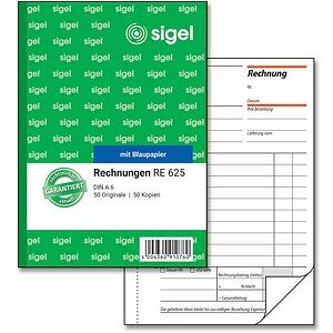 SIGEL Rechnung Formularbuch RE625, 1 St. SIGEL Rechnung Formularbuch RE625, 1 St.