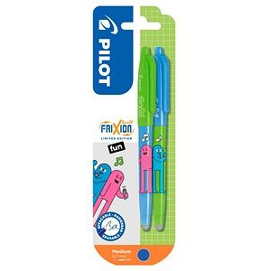 PILOT FriXion Ball Friends Edition Tintenroller Beat Buddies 0,4 mm, Schreibfarbe: blau, 2 St. PILOT FriXion Ball Friends Edition Tintenroller Beat Buddies 0,4 mm, Schreibfarbe: blau, 2 St.