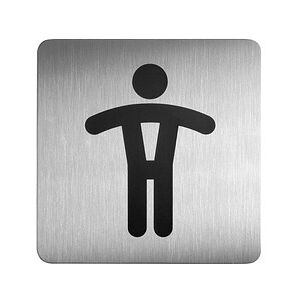 DURABLE Piktogramm "WC Herren" quadratisch 15,0 x 15,0 cm, 1 St. DURABLE Piktogramm "WC Herren" quadratisch 15,0 x 15,0 cm, 1 St.