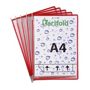 tarifold Sichttafeln Dry Pocket DIN A4 rot, Öffnung unten, 10 St. tarifold Sichttafeln Dry Pocket DIN A4 rot, Öffnung unten, 10 St.