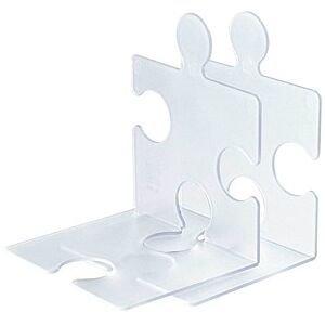 HAN Buchstützen PUZZLE transparent 12,3 x 14,2 x 17,1 cm, 2 St. HAN Buchstützen PUZZLE transparent 12,3 x 14,2 x 17,1 cm, 2 St.