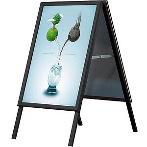 update displays Kundenstopper schwarz DIN A1 2 Fächer 63,7 x 80,0 x 100,5 cm, 1 St. update displays Kundenstopper schwarz DIN A1 2 Fächer 63,7 x 80,0 x 100,5 cm, 1 St.