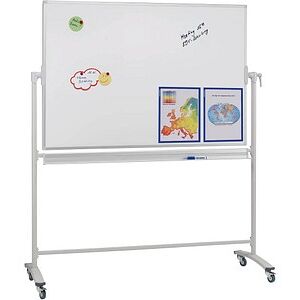 FRANKEN mobiles Whiteboard 200,0 x 100,0 cm weiß lackierter Stahl FRANKEN mobiles Whiteboard 200,0 x 100,0 cm weiß lackierter Stahl