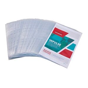 DURABLE Prospekthüllen PREMIUM Recycling DIN A4 transparent genarbt 0,08 mm, 100 St. DURABLE Prospekthüllen PREMIUM Recycling DIN A4 transparent genarbt 0,08 mm, 100 St.