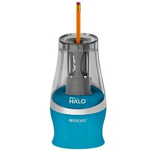 WESTCOTT elektrischer Anspitzer iPoint Halo blau WESTCOTT elektrischer Anspitzer iPoint Halo blau
