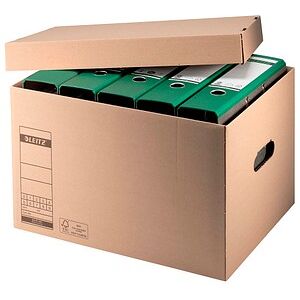 LEITZ Archivboxen 6081 braun 32,5 x 44,0 x 28,0 cm, 10 St. LEITZ Archivboxen 6081 braun 32,5 x 44,0 x 28,0 cm, 10 St.