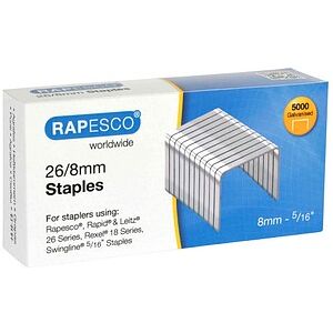 RAPESCO® Heftklammern 26/8, 5.000 St. RAPESCO® Heftklammern 26/8, 5.000 St.