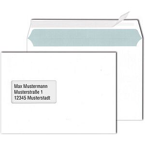 MAILmedia C5 Briefumschlag mit Fenster - Selbstklebend MAILmedia C5 Briefumschlag mit Fenster - Selbstklebend