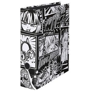 FALKEN Manga Black and White Motivordner 8,0 cm DIN A4, 1 St. FALKEN Manga Black and White Motivordner 8,0 cm DIN A4, 1 St.
