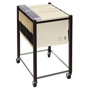 LEITZ Hängemappenwagen braun für bis zu 40 A4 oder 30 A3 Hängemappen LEITZ Hängemappenwagen braun für bis zu 40 A4 oder 30 A3 Hängemappen