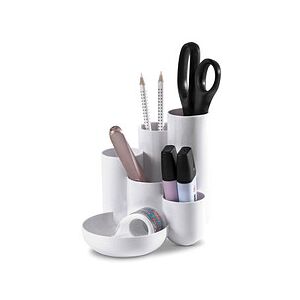 HAN Schreibtisch-Organizer CAMPUS weiß Polystyrol 6 Fächer 13,1 x 15,4 x 13,7 cm HAN Schreibtisch-Organizer CAMPUS weiß Polystyrol 6 Fächer 13,1 x 15,4 x 13,7 cm