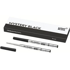 MONTBLANC Mystery Black Kugelschreibermine B schwarz, 2 St. MONTBLANC Mystery Black Kugelschreibermine B schwarz, 2 St.