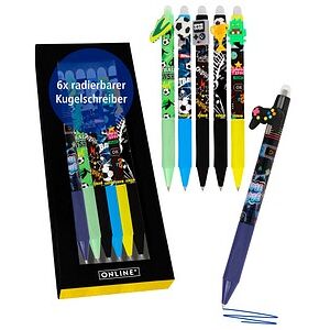 ONLINE® magiXX Fun Gelschreiber Boys 0,7 mm, Schreibfarbe: blau, 6 St. ONLINE® magiXX Fun Gelschreiber Boys 0,7 mm, Schreibfarbe: blau, 6 St.