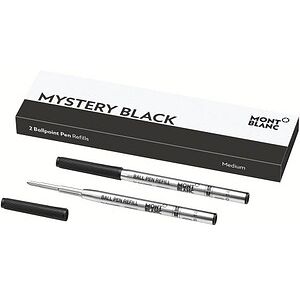 MONTBLANC Mystery Black Kugelschreibermine M schwarz, 2 St. MONTBLANC Mystery Black Kugelschreibermine M schwarz, 2 St.