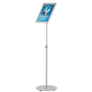 update displays Infoständer Economy silber DIN A3 30,5 x 30,5 x 92,3 - 142,8 cm, 1 St. update displays Infoständer Economy silber DIN A3 30,5 x 30,5 x 92,3 - 142,8 cm, 1 St.