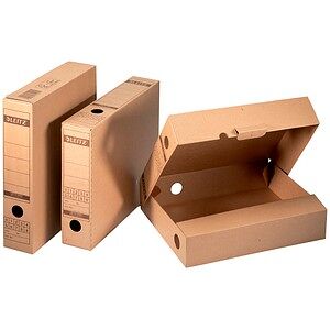 LEITZ Archivboxen 6084 braun 7,0 x 26,5 x 32,5 cm, 10 St. LEITZ Archivboxen 6084 braun 7,0 x 26,5 x 32,5 cm, 10 St.