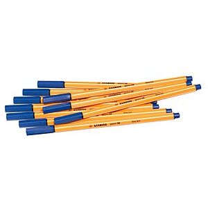 STABILO point 88 Fineliner blau 0,4 mm, 10 St. STABILO point 88 Fineliner blau 0,4 mm, 10 St.