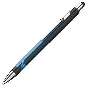 Schneider Kugelschreiber Epsilon schwarz/cyan, Schreibfarbe: blau, 1 St. Schneider Kugelschreiber Epsilon schwarz/cyan, Schreibfarbe: blau, 1 St.