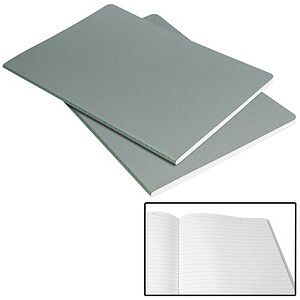 SIGEL Notizhefte Linescape ca. DIN A5 liniert, hellgrau, neon-grün Softcover 68 Seiten, 2 St. SIGEL Notizhefte Linescape ca. DIN A5 liniert, hellgrau, neon-grün Softcover 68 Seiten, 2 St.