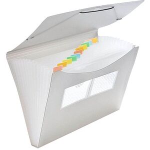 FolderSys Fächermappe 12 Fächer transparent, 1 St. FolderSys Fächermappe 12 Fächer transparent, 1 St.