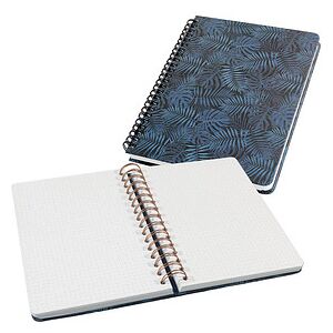 SIGEL Notizbuch mit Spirale Jolie® ca. DIN A5 punktkariert, blau/schwarz Hardcover 120 Seiten, 1 St. SIGEL Notizbuch mit Spirale Jolie® ca. DIN A5 punktkariert, blau/schwarz Hardcover 120 Seiten, 1 St.