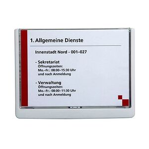 DURABLE Türschild CLICK SIGN Kunststoff weiß DIN A5 21,0 x 14,8 cm, 1 St. DURABLE Türschild CLICK SIGN Kunststoff weiß DIN A5 21,0 x 14,8 cm, 1 St.