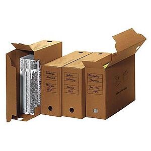 Marke Modell - Archivboxen - Braun - 33,5x11,4x25,3 cm Marke Modell - Archivboxen - Braun - 33,5x11,4x25,3 cm