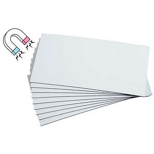 EICHNER Magnetschilder weiß 5,0 x 15,0 cm, 100 St. EICHNER Magnetschilder weiß 5,0 x 15,0 cm, 100 St.