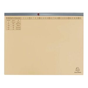 Exacompta Hängehefter Exaflex Karton chamois DIN A4 1x kaufmännische Heftung, 25 St. Exacompta Hängehefter Exaflex Karton chamois DIN A4 1x kaufmännische Heftung, 25 St.